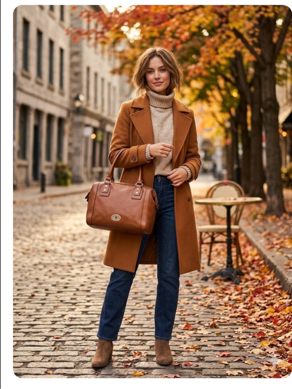 Fossil Marlowe Leather Satchel Bag Chestnut
EUC